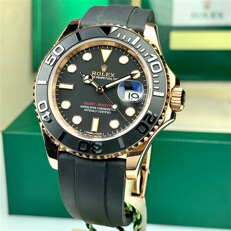 rolex yacht master 116655 rose gold oyster flex|rolex yacht master ii diamonds.